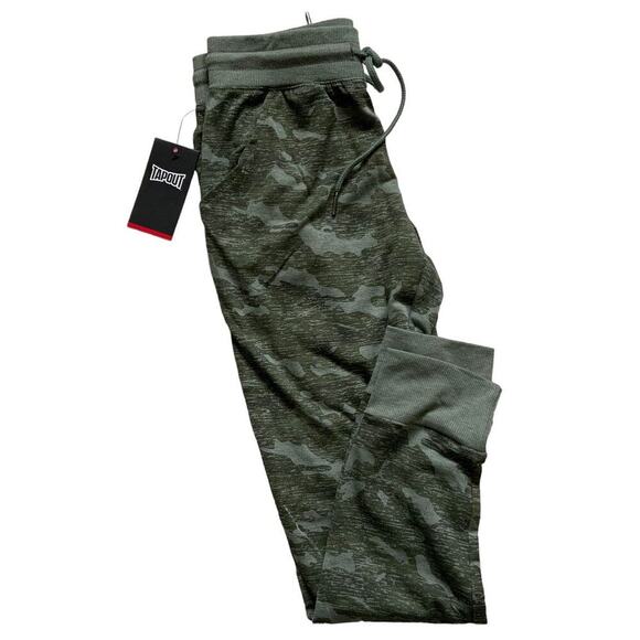 Tapout Camouflage Jogger Sweatpants Women's Size Small Drawstring Multicolor - Picture 5 of 10